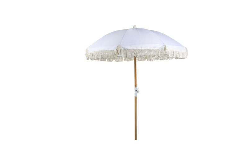Teulon Parasoll 150 cm - Vit/Ljusbrun - Utemöbler - Solskydd - Parasoll