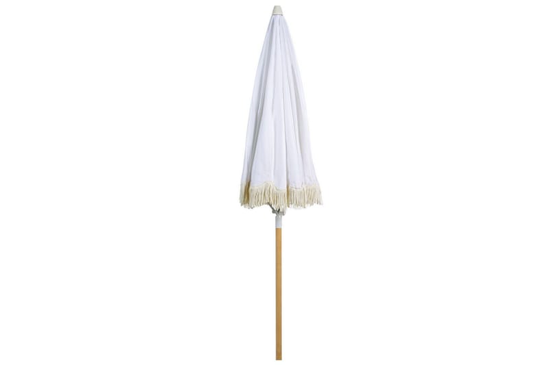 Teulon Parasoll 150 cm - Vit/Ljusbrun - Utemöbler - Solskydd - Parasoll