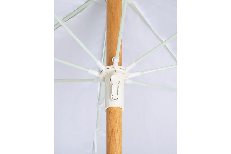 Teulon Parasoll 150 cm - Vit/Ljusbrun - Utemöbler - Solskydd - Parasoll