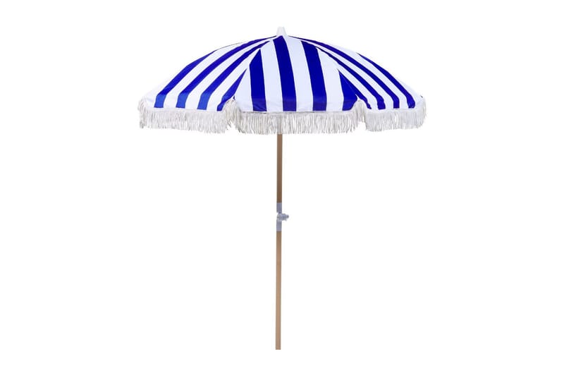 Teulon Parasoll 150 cm - Blå/Vit/Ljusbrun - Utemöbler - Solskydd - Parasoll