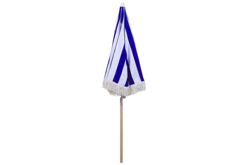 Teulon Parasoll 150 cm - Blå/Vit/Ljusbrun - Utemöbler - Solskydd - Parasoll