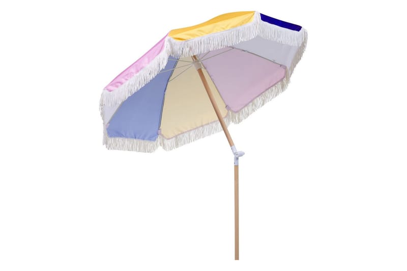 Teulon Parasoll 150 cm - Gul/Rosa/Blå/Vit/Ljusbrun - Utemöbler - Solskydd - Parasoll
