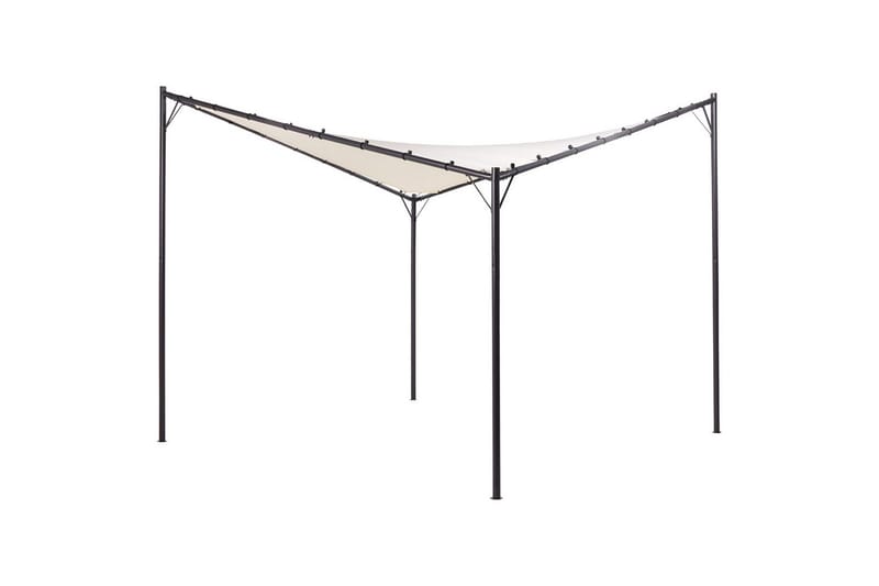 Trädgårdspergola Aventine Beige/svart - Beige/svart - Utemöbler - Solskydd - Pergola