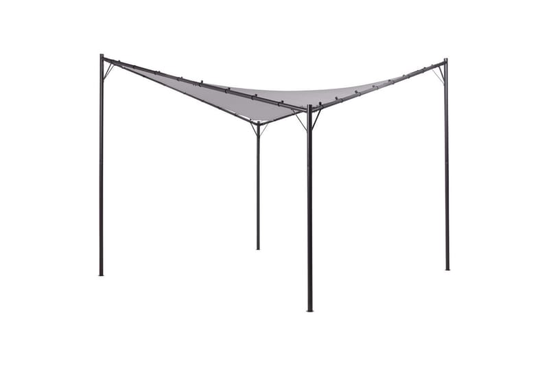 Trädgårdspergola Aventine Grå/svart - Grå/svart - Utemöbler - Solskydd - Pergola