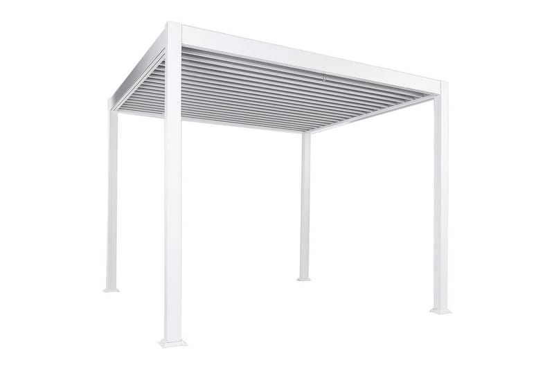 Trädgårdspergola Fornoli Vit - Vit - Utemöbler - Solskydd - Pergola