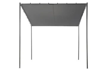 Trädgårdspergola Vimino - Grå, svart - Utemöbler - Solskydd - Pergola