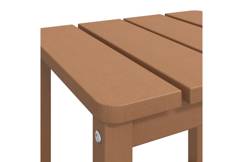 Adirondack bord aquablå 38x38x46 cm HDPE - Brun - Utemöbler - Utebord & trädgårdsbord - Avlastningsbord & brickbord utomhus