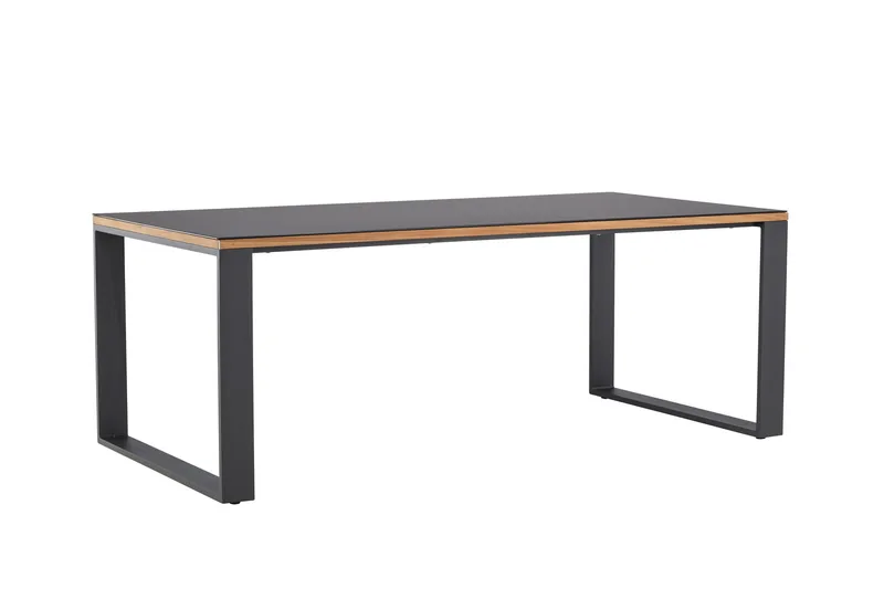 Aspvik Matbord 100x200 cm Svart - Svart - Utemöbler - Utebord & trädgårdsbord - Matbord utomhus