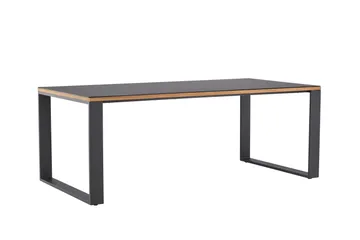 Aspvik Matbord 100x200 cm Svart - Svart - Utemöbler - Utebord & trädgårdsbord - Matbord utomhus