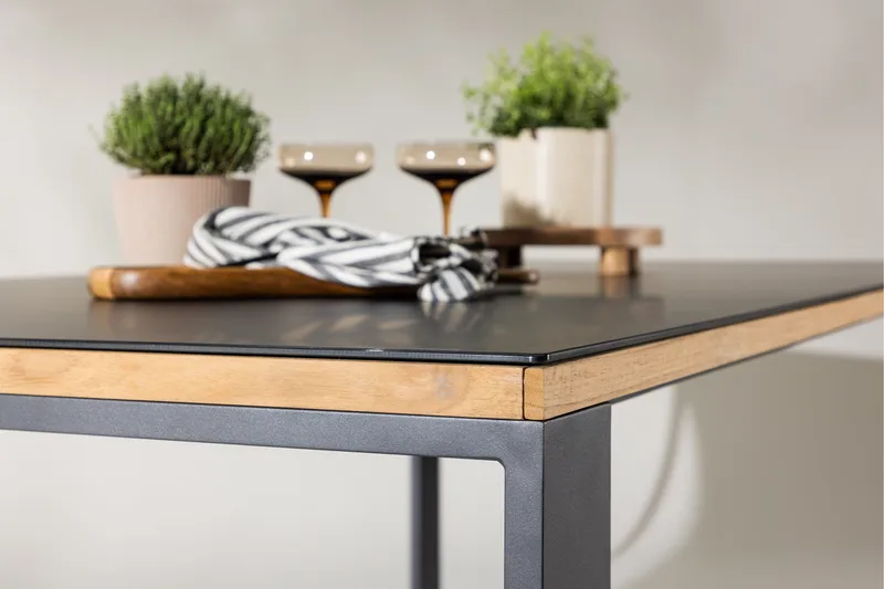 Aspvik Matbord 100x200 cm Svart - Svart - Utemöbler - Utebord & trädgårdsbord - Matbord utomhus