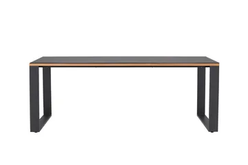 Aspvik Matbord 100x200 cm Svart - Svart - Utemöbler - Utebord & trädgårdsbord - Matbord utomhus