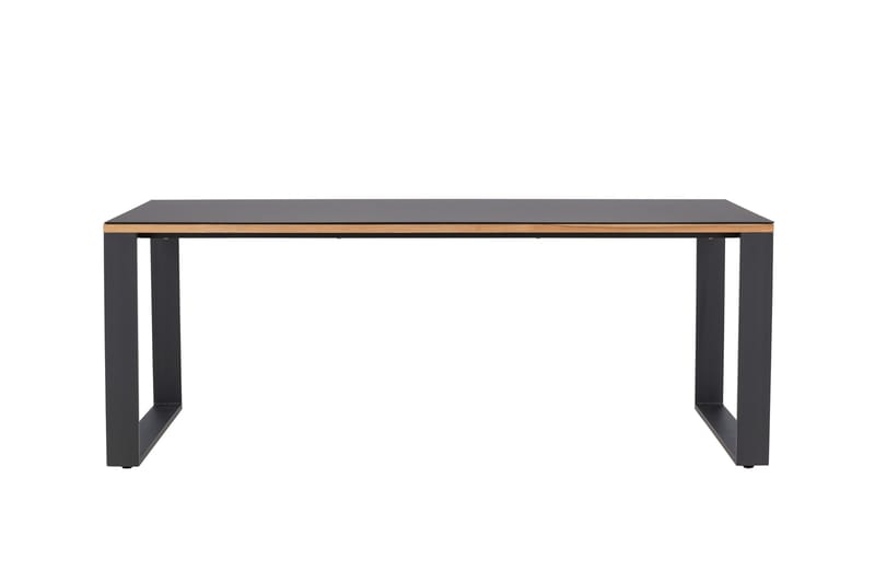 Aspvik Matbord 100x200 cm Svart, Svart