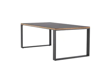 Aspvik Matbord 100x200 cm Svart - Svart - Utemöbler - Utebord & trädgårdsbord - Matbord utomhus