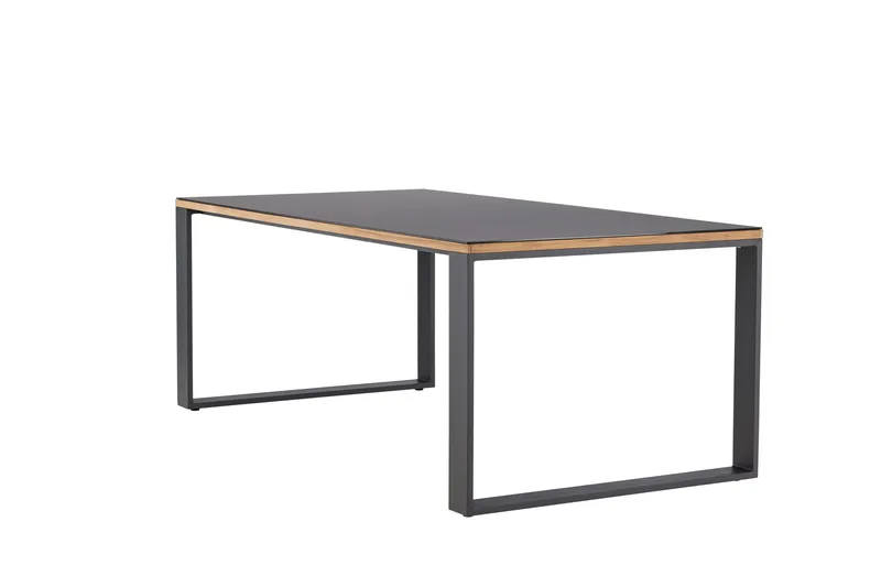 Aspvik Matbord 100x200 cm Svart - Svart - Utemöbler - Utebord & trädgårdsbord - Matbord utomhus