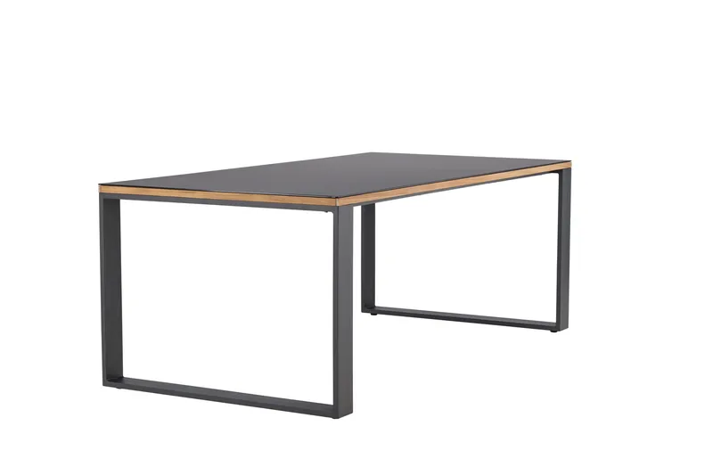 Aspvik Matbord 100x200 cm Svart - Svart - Utemöbler - Utebord & trädgårdsbord - Matbord utomhus