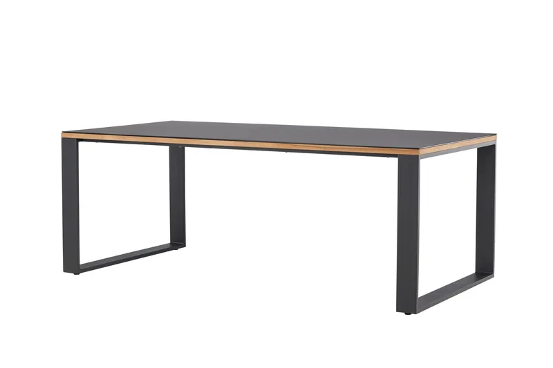 Aspvik Matbord 100x200 cm Svart - Svart - Utemöbler - Utebord & trädgårdsbord - Matbord utomhus