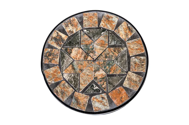 Mosaic Blompiedestal - Svart/Brun/Grå - Utemöbler - Utebord & trädgårdsbord - Avlastningsbord & brickbord utomhus