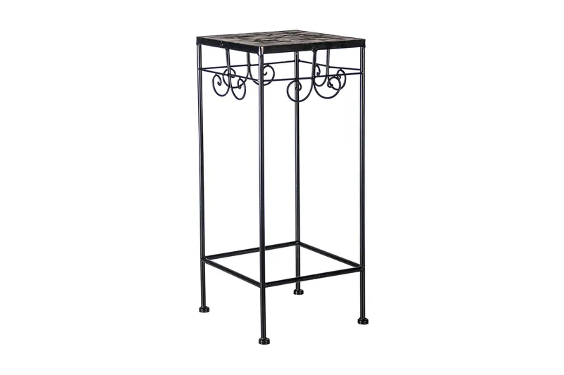 Mosaic Blompiedestal - Svart/Grå - Utemöbler - Utebord & trädgårdsbord - Avlastningsbord & brickbord utomhus