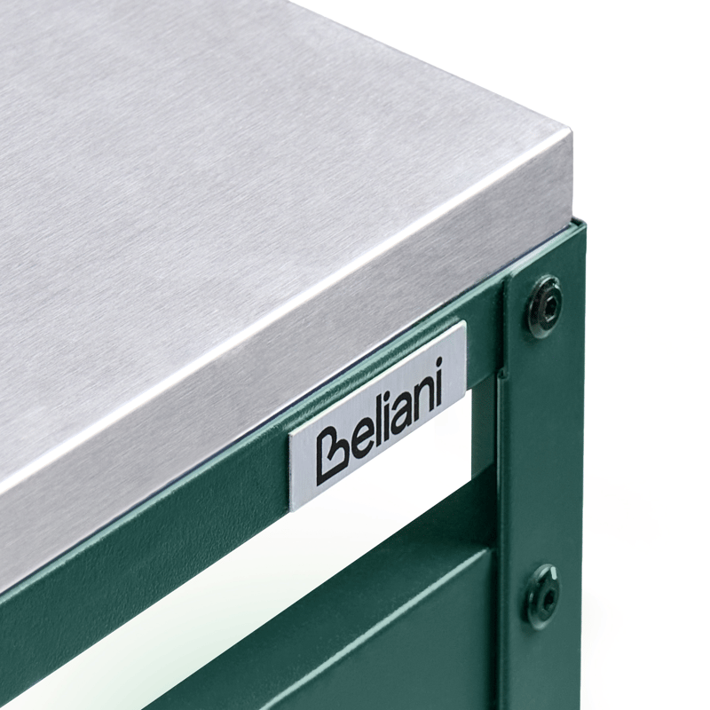 Barbord För Utomhusbruk Maenza 120 cm - grön/svart - Utemöbler - Utebord & trädgårdsbord - Barbord utomhus