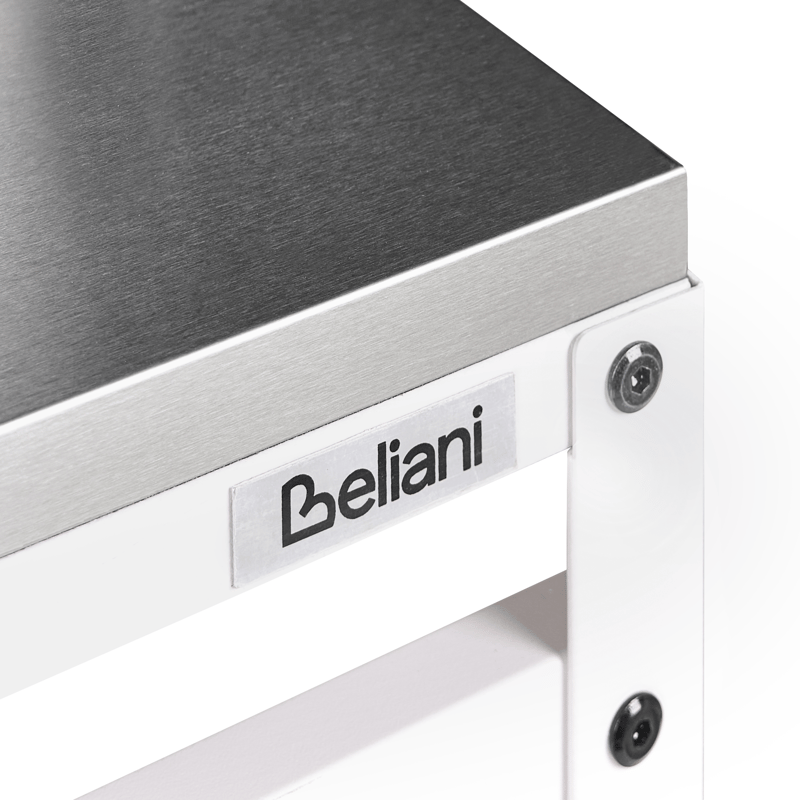 Barbord För Utomhusbruk Maenza 120 cm - vit/svart - Utemöbler - Utebord & trädgårdsbord - Barbord utomhus