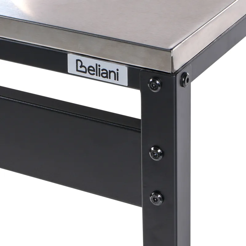 Barbord För Utomhusbruk Maenza Stål - svart/silver - Utemöbler - Utebord & trädgårdsbord - Barbord utomhus