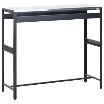Barbord För Utomhusbruk Maenza Stål - svart/silver - Utemöbler - Utebord & trädgårdsbord - Barbord utomhus