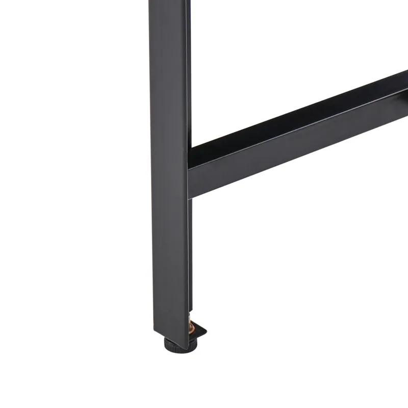 Barbord För Utomhusbruk Maenza Stål - svart/silver - Utemöbler - Utebord & trädgårdsbord - Barbord utomhus