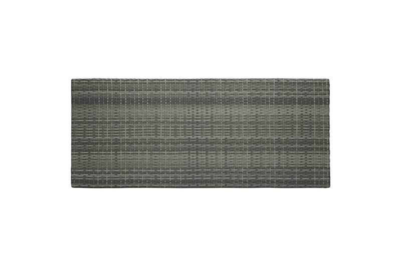 Barbord för trädgården grå 140,5x60,5x110,5 cm konstrotting - Grå - Utemöbler - Utebord & trädgårdsbord - Barbord utomhus
