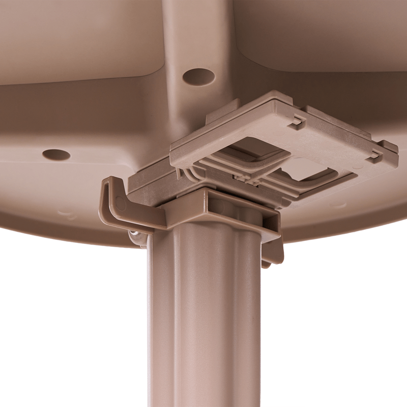 Barbord utomhus Legrena 60 cm - beige - Utemöbler - Utebord & trädgårdsbord - Barbord utomhus