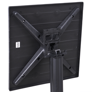 Barbord utomhus Lemnos 60 cm - svart - Utemöbler - Utebord & trädgårdsbord - Barbord utomhus