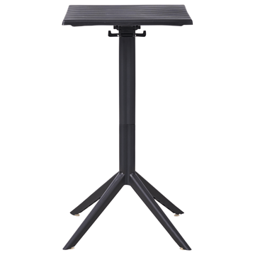 Barbord utomhus Lemnos 60 cm - svart - Utemöbler - Utebord & trädgårdsbord - Barbord utomhus