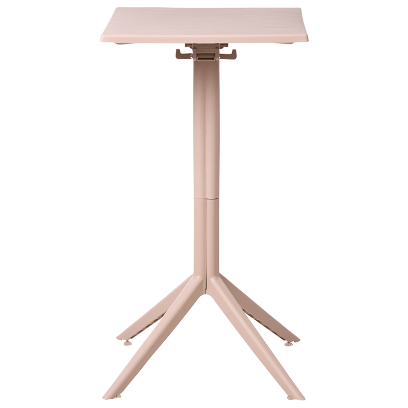 Barbord utomhus Lemnos 60x60 cm - beige - Utemöbler - Utebord & trädgårdsbord - Barbord utomhus