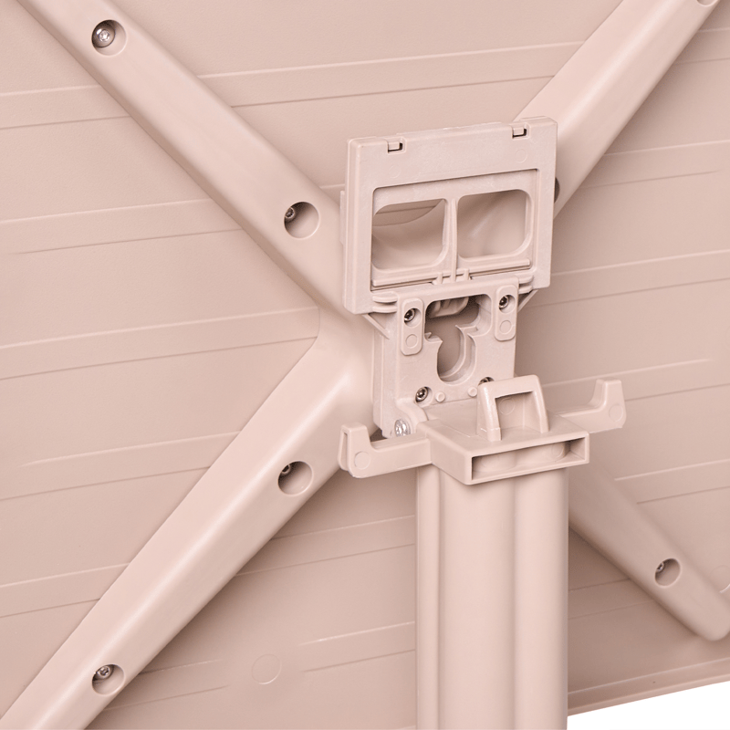 Barbord utomhus Lemnos 60x60 cm - beige - Utemöbler - Utebord & trädgårdsbord - Barbord utomhus