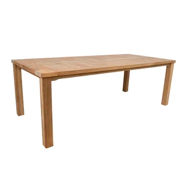 Bord Bali 220x100x75 cm teak - Brun - Utemöbler - Utebord & trädgårdsbord - Matbord utomhus