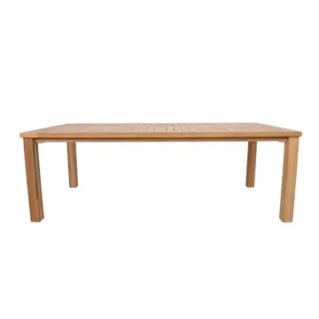 Bord Bali 220x100x75 cm teak - Brun - Utemöbler - Utebord & trädgårdsbord - Matbord utomhus