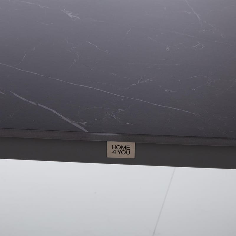 Bord Beida 180x90x75 cm - Svart - Utemöbler - Utebord & trädgårdsbord - Matbord utomhus