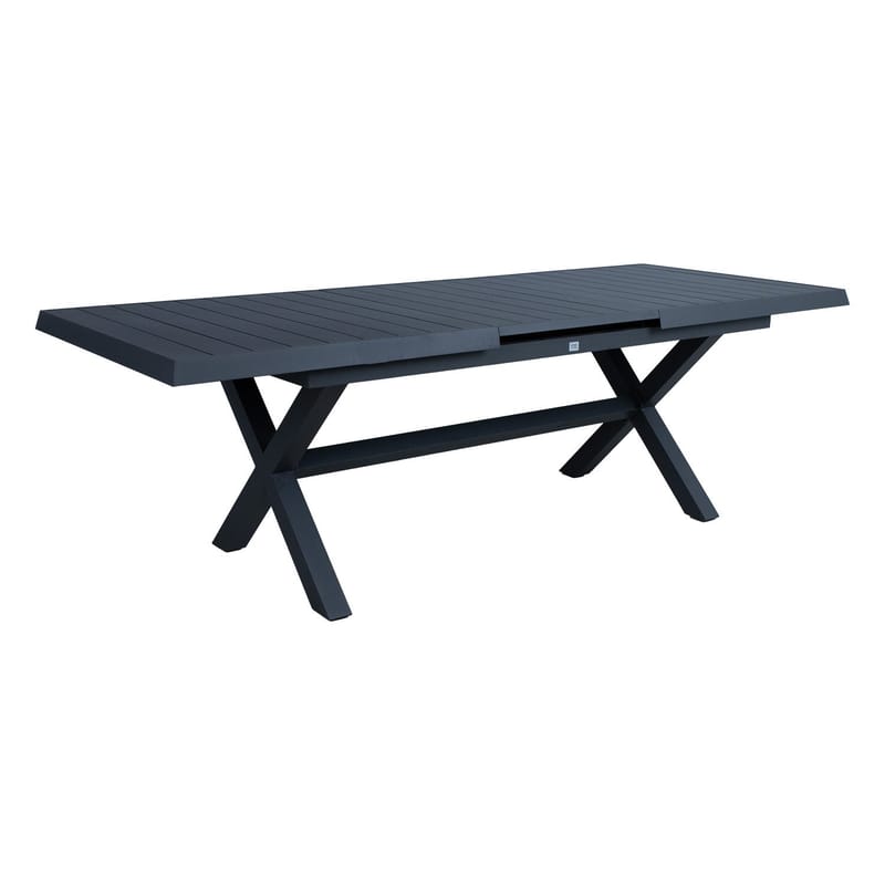 Bord Columbus 183/243x100x76 - mörkgrå - Utemöbler - Utebord & trädgårdsbord - Matbord utomhus