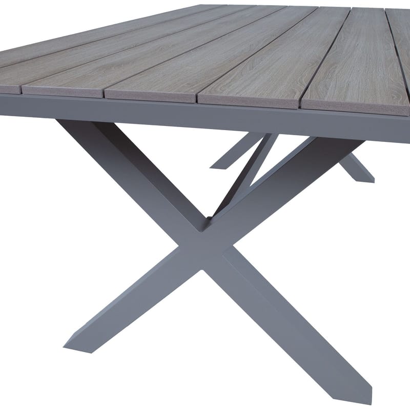 Bord Corinna 180x100x74 cm - Ljusgrå - Utemöbler - Utebord & trädgårdsbord - Matbord utomhus