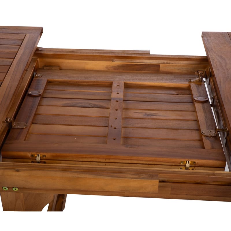 Bord Fabiola 285/225/165x100x75 cm - Akacia - Utemöbler - Utebord & trädgårdsbord - Matbord utomhus