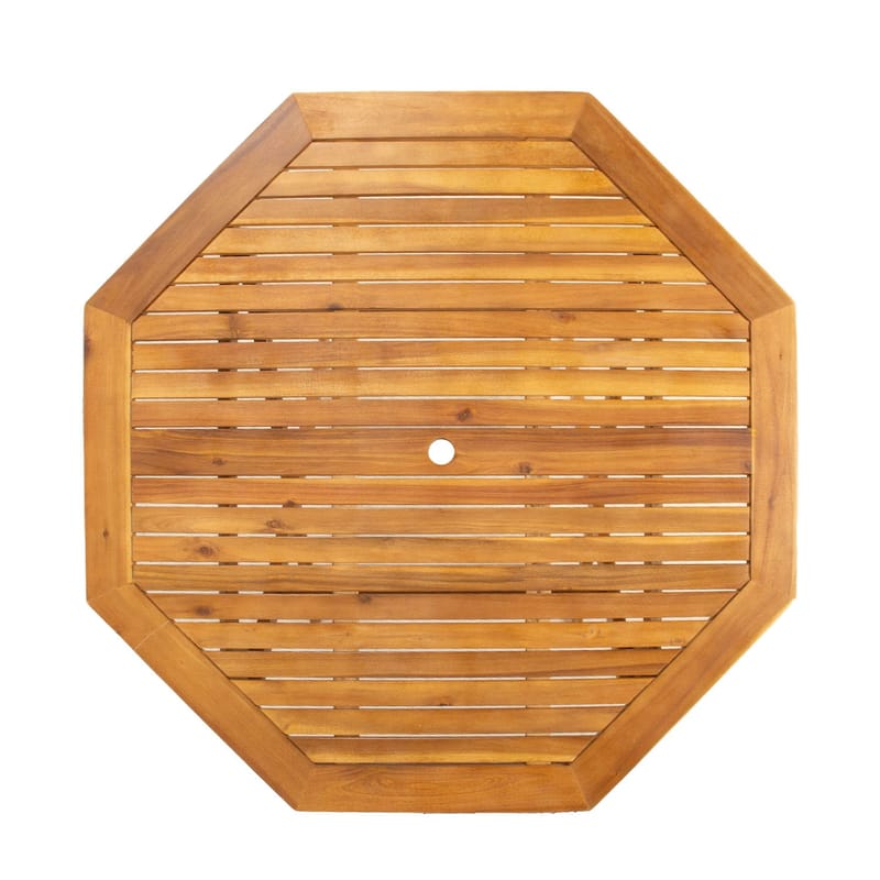 Bord Finlay 120x120x72 cm - Akacia - Utemöbler - Utebord & trädgårdsbord - Matbord utomhus