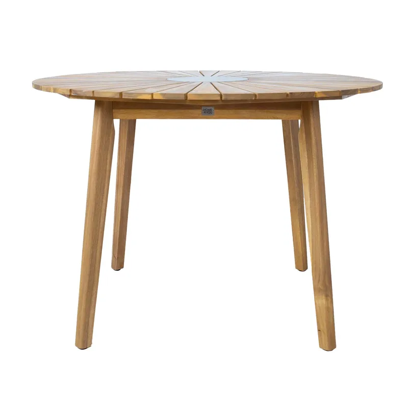 Bord Florida D110x75 cm Akacia - Teakfärgad - Utemöbler - Utebord & trädgårdsbord - Matbord utomhus