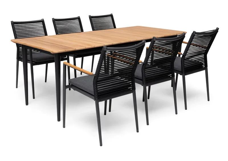 Bord Hillerstorp Lerdala 210 x 90 cm Natur - Brun - Utemöbler - Utebord & trädgårdsbord - Matbord utomhus