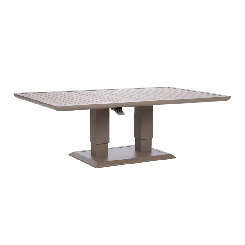 Bord Marenda 150x90x2-75 cm - gråbeige - Utemöbler - Utebord & trädgårdsbord - Matbord utomhus