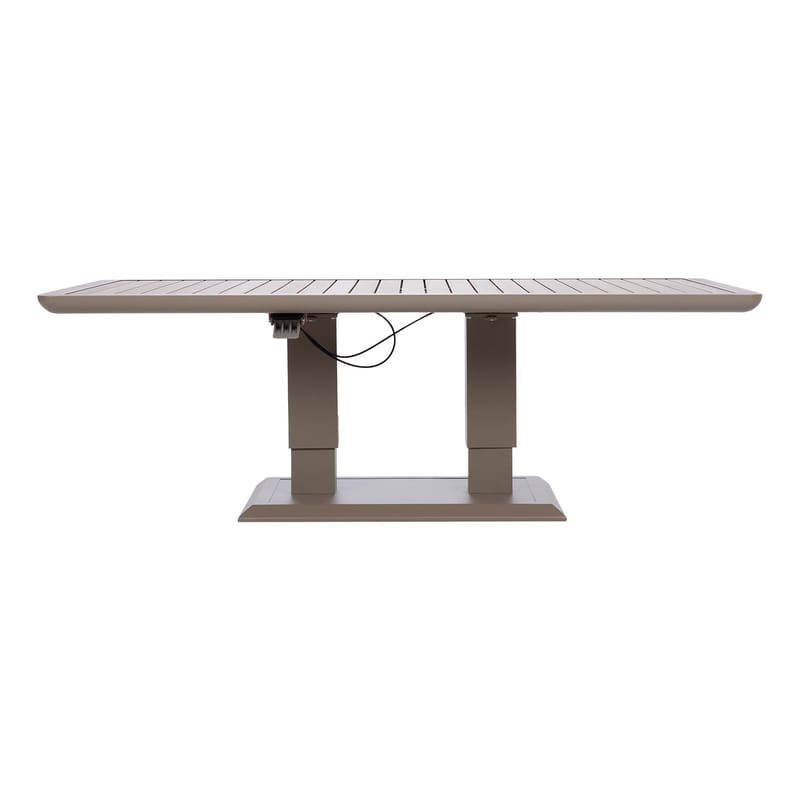 Bord Marenda 150x90x2-75 cm - gråbeige - Utemöbler - Utebord & trädgårdsbord - Matbord utomhus