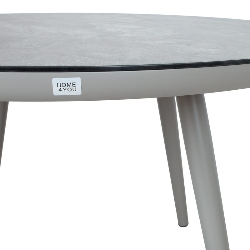 Bord Silva D120x75 cm - gråbeige - Utemöbler - Utebord & trädgårdsbord - Matbord utomhus