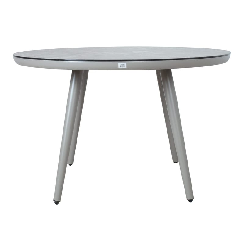 Bord Silva D120x75 cm - gråbeige - Utemöbler - Utebord & trädgårdsbord - Matbord utomhus