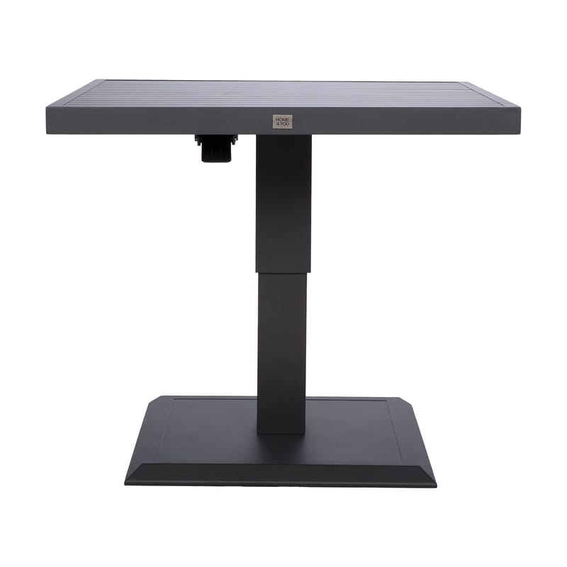 Bord Tomson 85x85x52–75 cm - mörkgrå - Utemöbler - Utebord & trädgårdsbord - Matbord utomhus