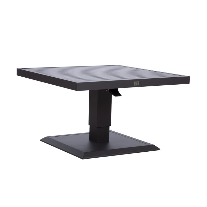 Bord Tomson 85x85x52–75 cm - mörkgrå - Utemöbler - Utebord & trädgårdsbord - Matbord utomhus