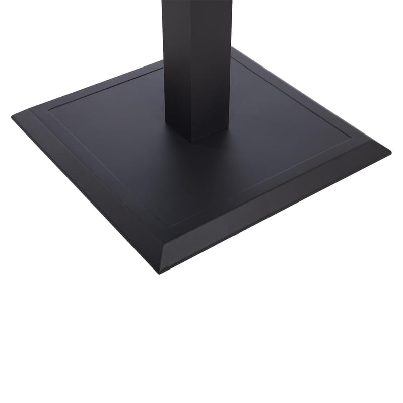 Bord Tomson 85x85x52–75 cm - mörkgrå - Utemöbler - Utebord & trädgårdsbord - Matbord utomhus