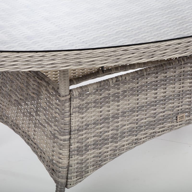 Bord Trento 180x100x75 cm - Ljusgrå - Utemöbler - Utebord & trädgårdsbord - Matbord utomhus